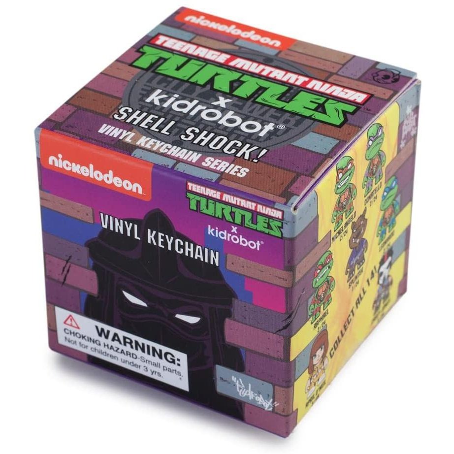 Kidrobot Teenage Mutant Ninja Turtles Series 2 One Blind Box Keychain