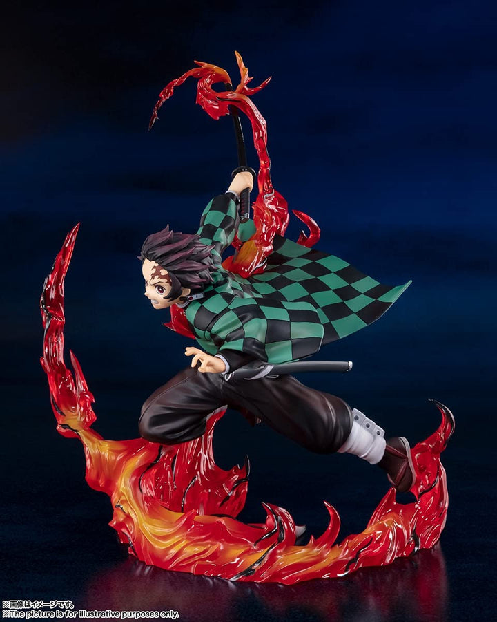 Tamashi Nations Demon Slayer Tanjiro Kamado Total Concentration Breathing Bandai Spirits FiguartsZERO