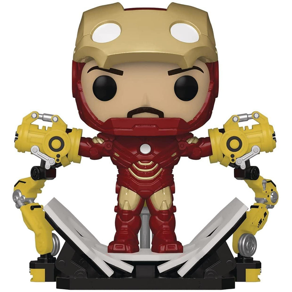 Funko Pop! Iron Man 2 MKIV with Gantry Glow-in-The-Dark Deluxe