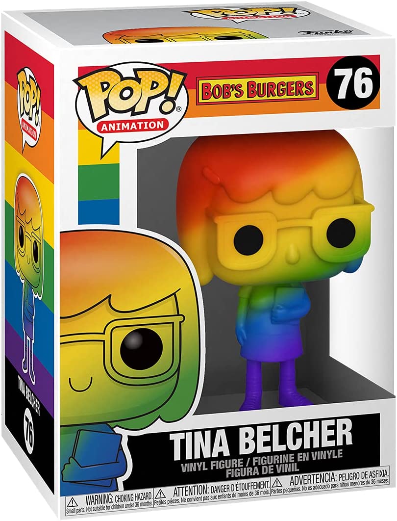Funko Pop! Animation Bob's Burgers Pride Tina Belcher Rainbow Vinyl Figure