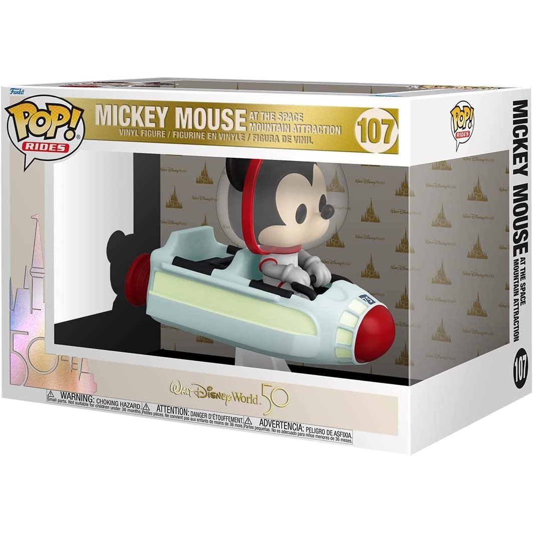 Funko Pop Ride Super Deluxe Disney 50th - Space Mountain Mickey Mouse Figure