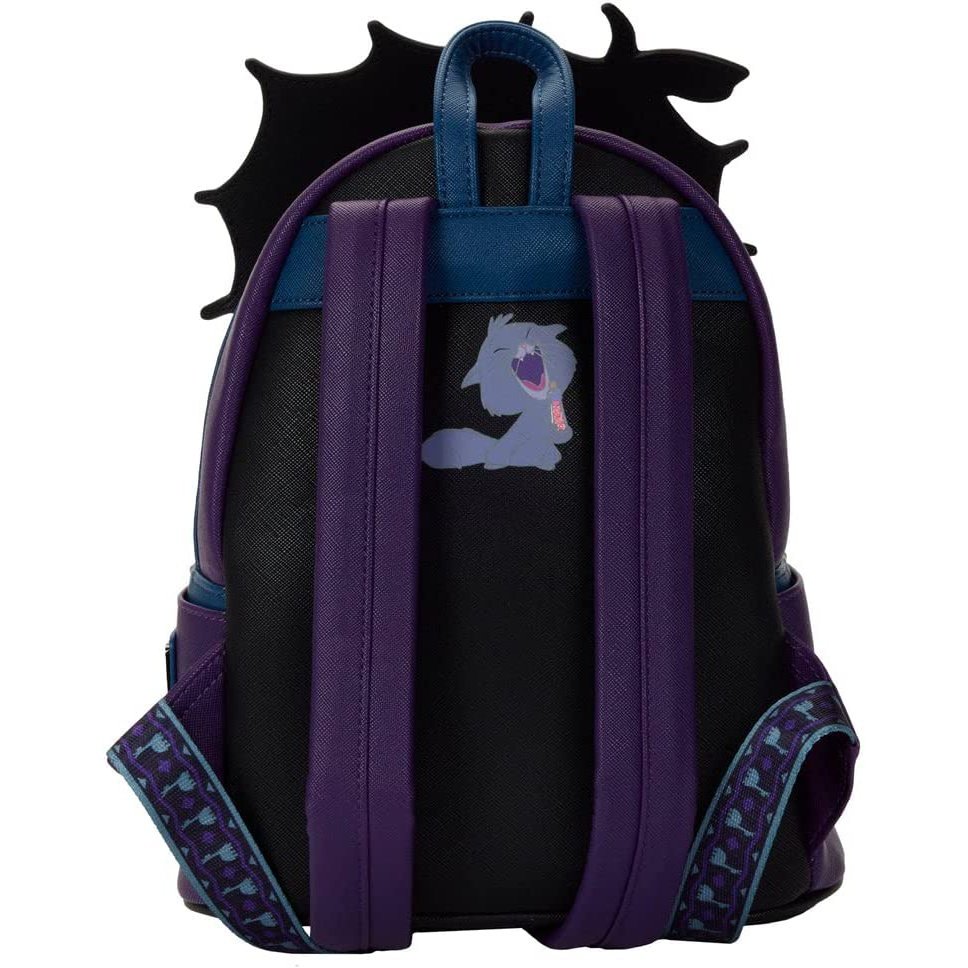 Loungefly Disney Eng Villains Scene Yzma Womens Double Strap Shoulder Bag Purse Backpack