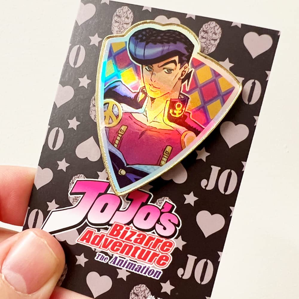 Josuke Higashikata - Foil Shield Series - JoJo's Bizarre Adventure Pin Zen Monkey Studios