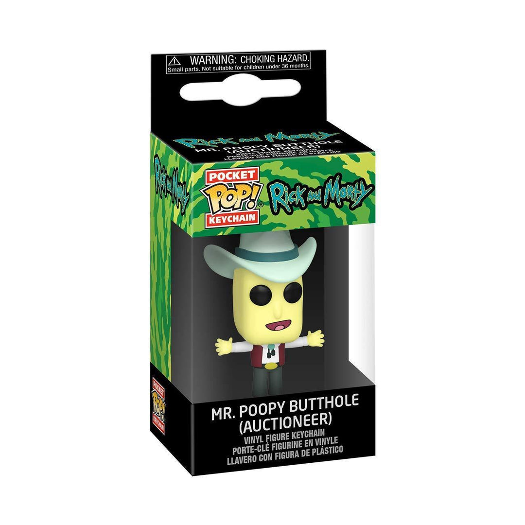 Funko Pop! Keychain: Rick And Morty - Mr. Poopy Butthole Auctioneer
