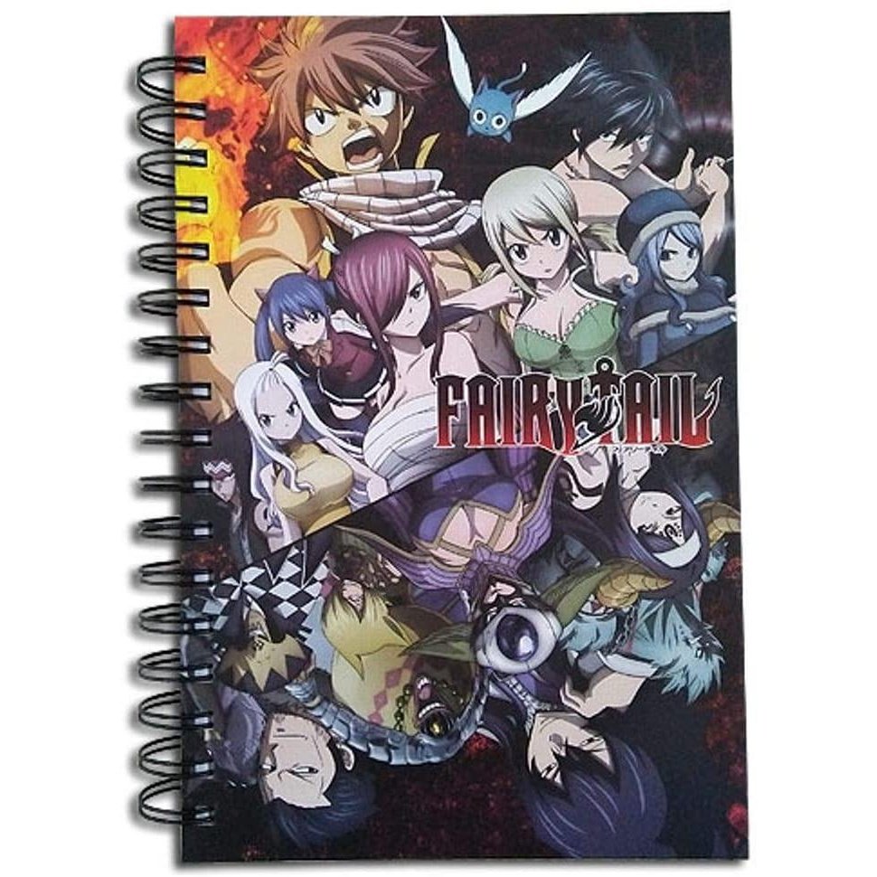 Fairy Tail S7- Group Anime Hardcover Spiral Notebook