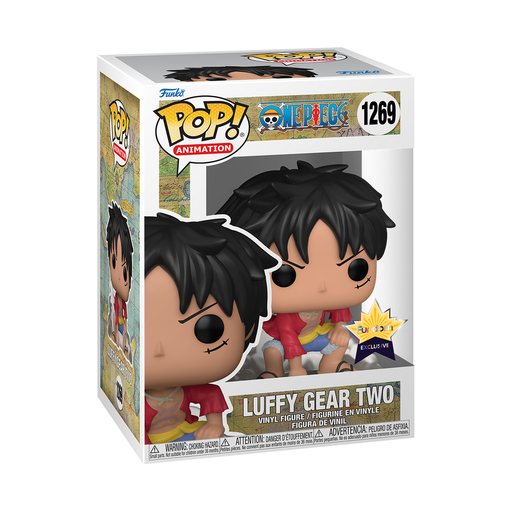 Funko Pop! Animation: One Piece - Monkey D. Luffy Gear Two Fundom Exclusive