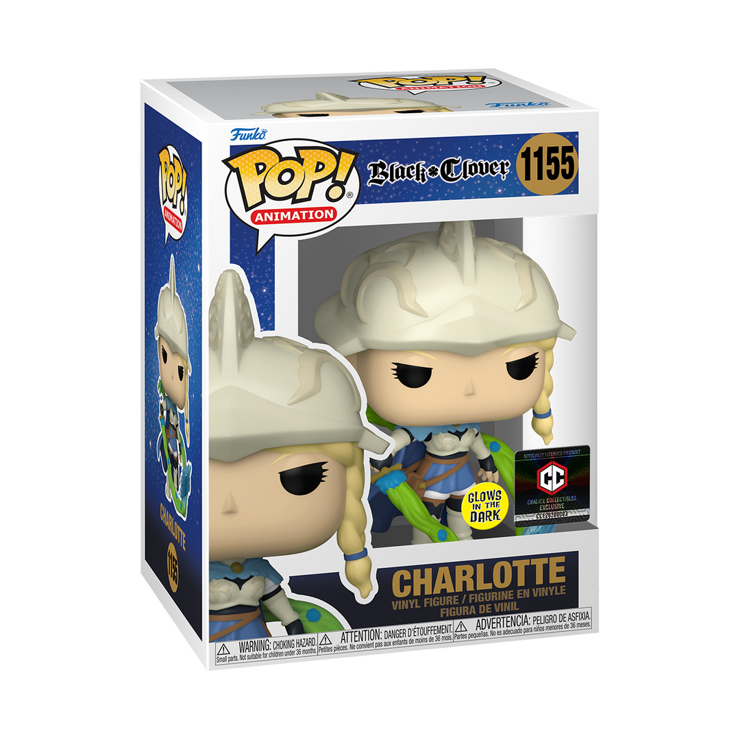 Funko Pop! Animation: Black Clover - Charlotte Roselei Glow-In-The-Dark Exclusive