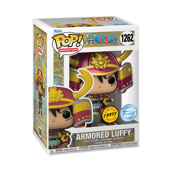 Funko Pop! Animation: One Piece - Armored Luffy Metallic Chase Exclusive