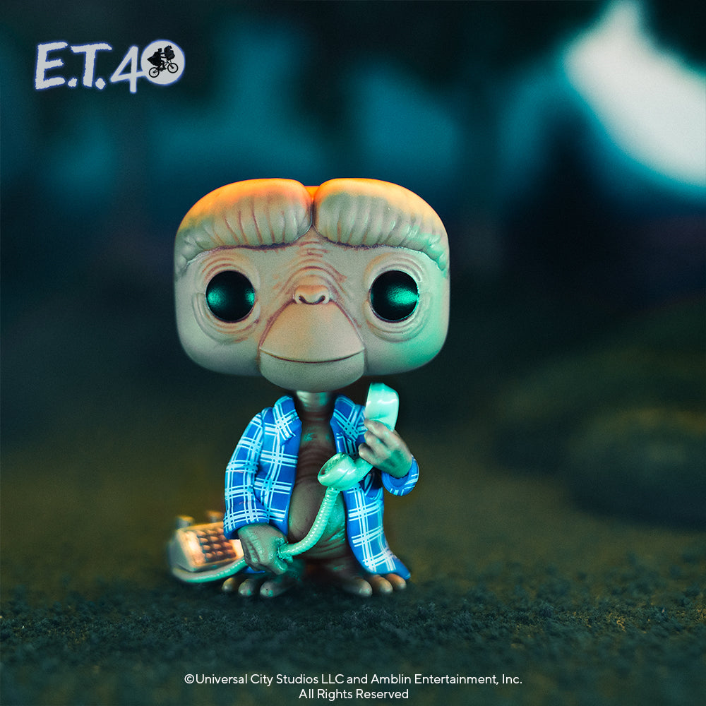 Funko Pop! Movies: E.T. The Extra-Terrestrial - E.T. in Flannel