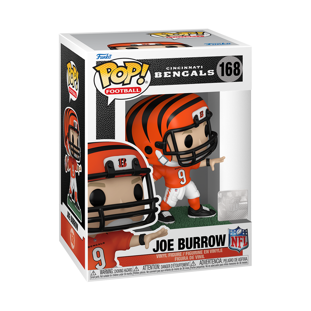 Funko Pop! NFL: Cincinnati Bengals - Joe Burrow Home Uniform