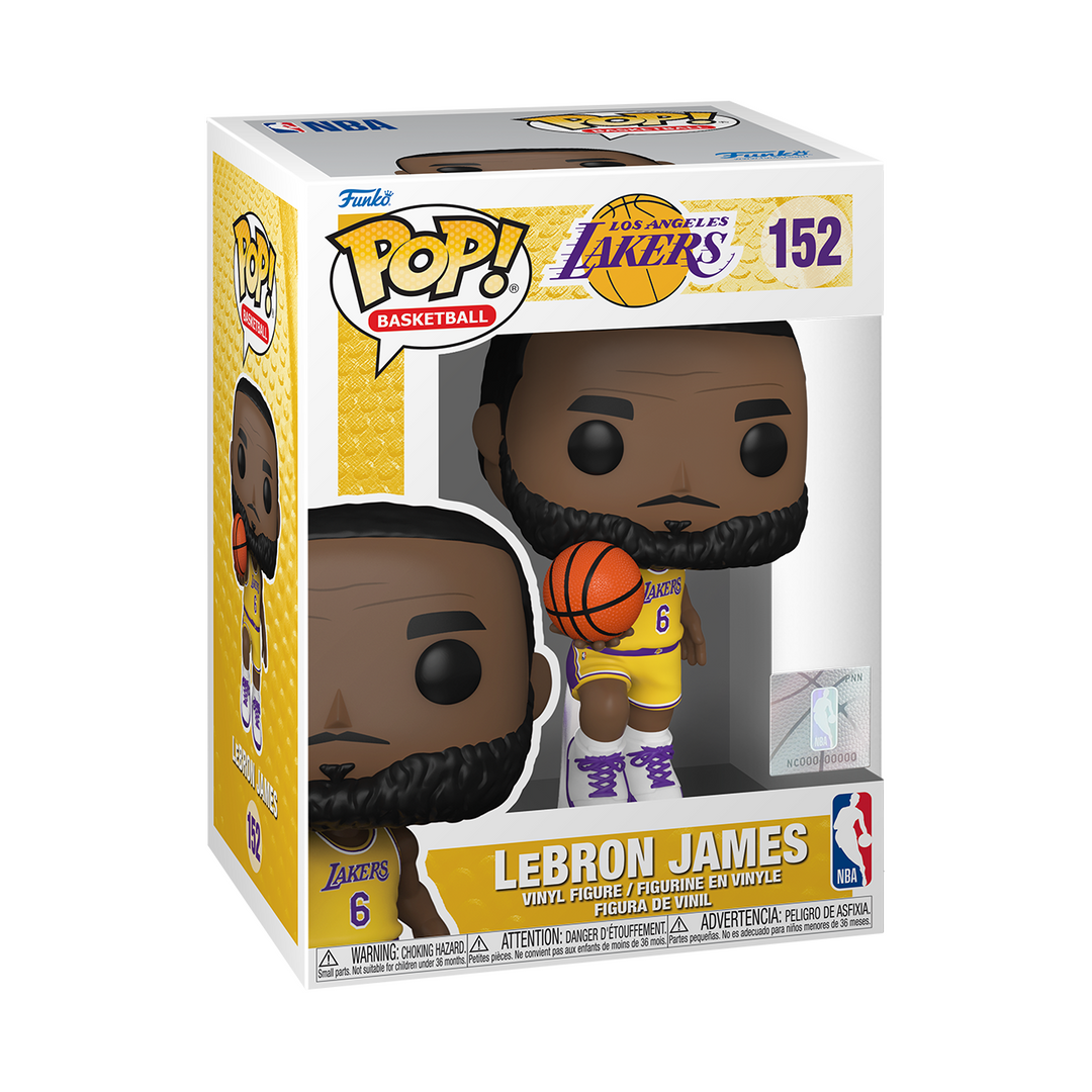 Funko Pop! NBA: Los Angeles Lakers - LeBron James In 6 Jersey