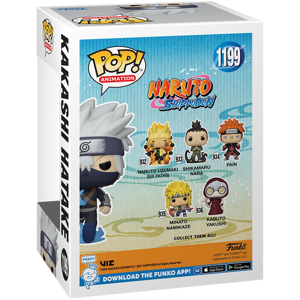 Funko POP! Naruto store Kakashi Hatake Chase AAA Anime Exclusive 1199