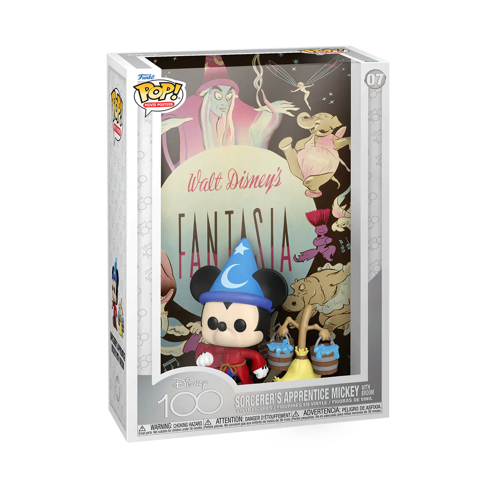 Funko Pop! Movie Poster Disney 100th - Sorcerer's Apprentice Mickey with Broom
