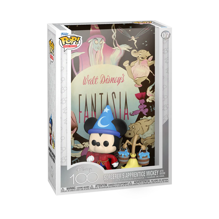 Funko Pop! Movie Poster Disney 100th - Sorcerer's Apprentice Mickey with Broom