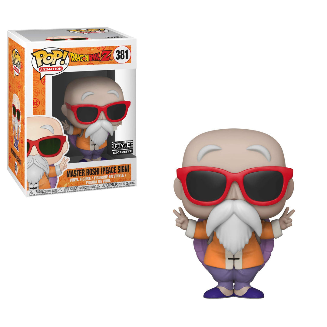 Funko Pop! Animation: Dragon Ball Z - Master Roshi Peace Sign Exclusive