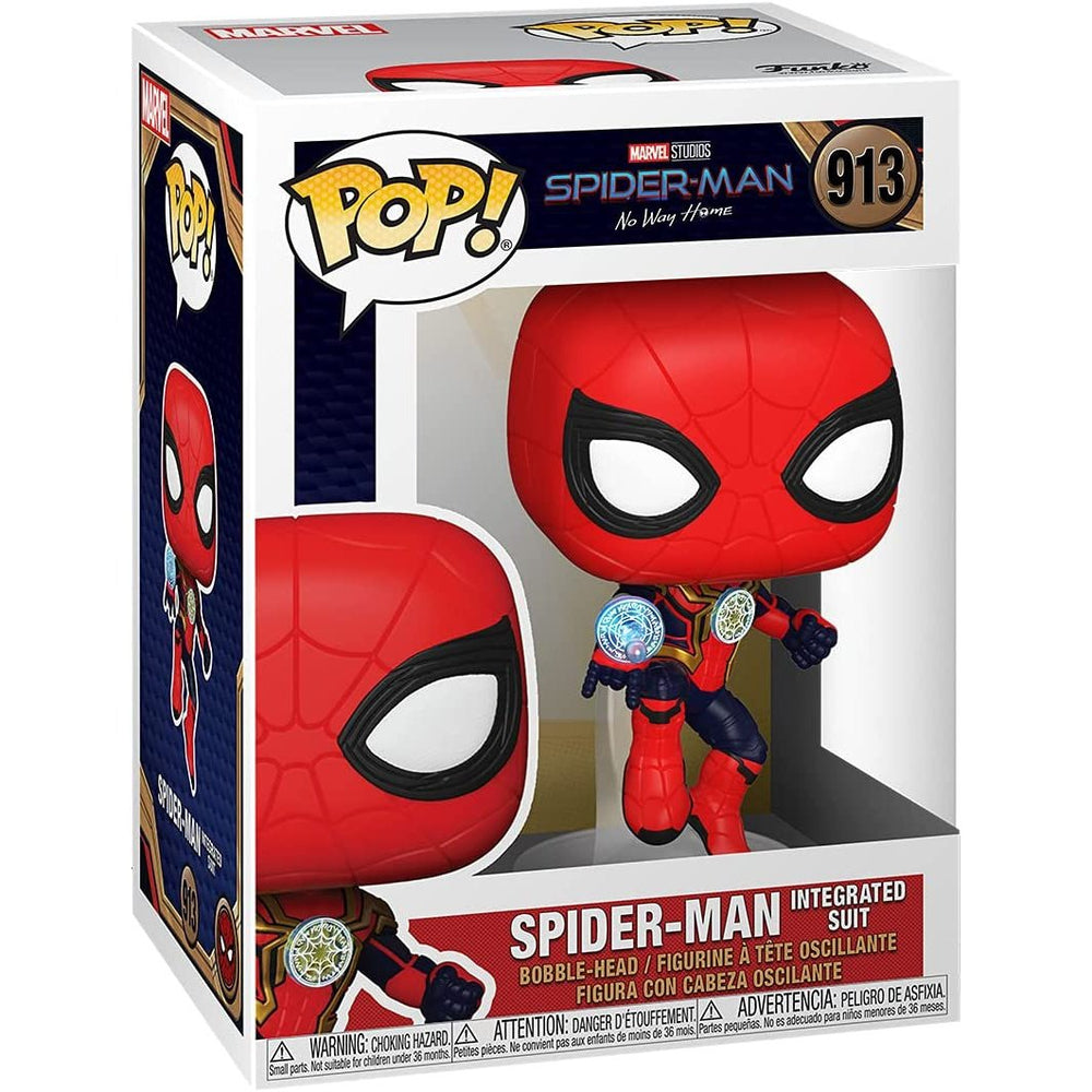 Funko Pop! Marvel: Spider-Man: No Way Home - Spider-Man in Integrated Suit Vinyl Figure