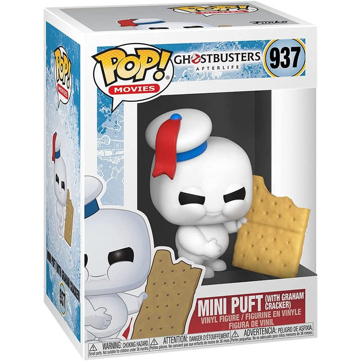 Funko Pop! Movies: Ghostbusters Afterlife - Mini Puft with Graham Cracker Vinyl Figure