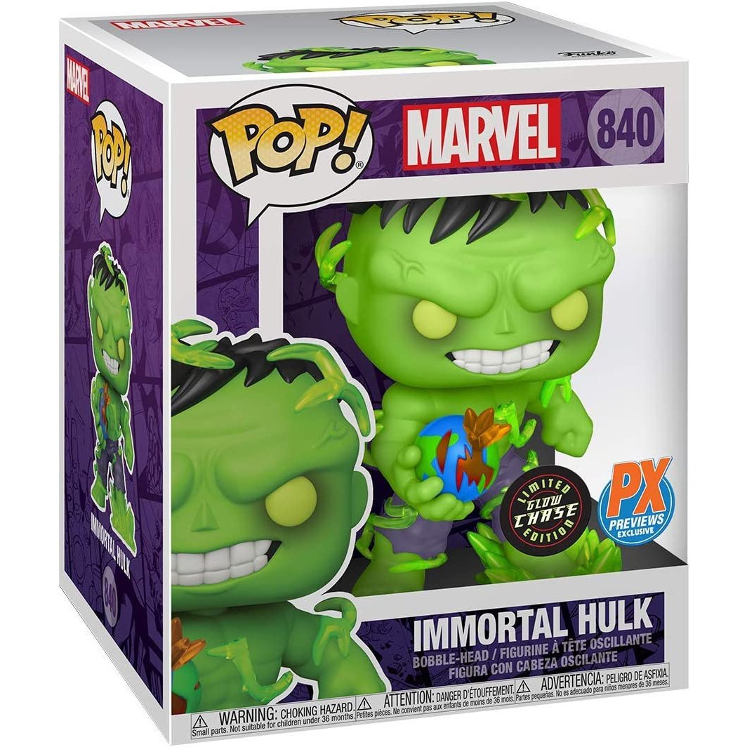Funko Pop! Marvel Super Heroes: The Immortal Hulk 6" GITD Chase Vinyl Figure