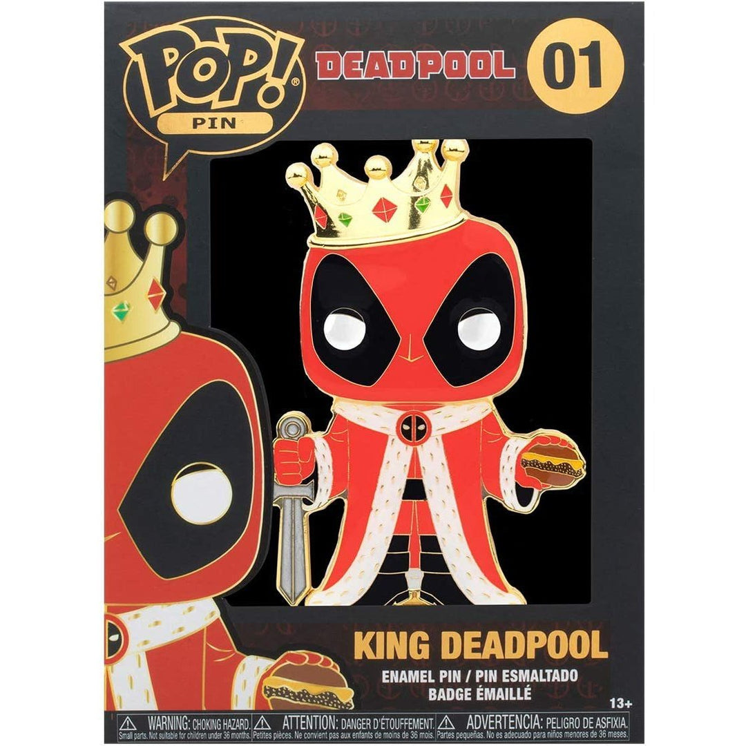 Funko Pop! Pins Marvel - King Deadpool Pin