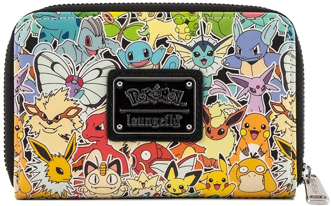 Loungefly Pokemon Ombe All Over Pattern Faux Leather Wallet