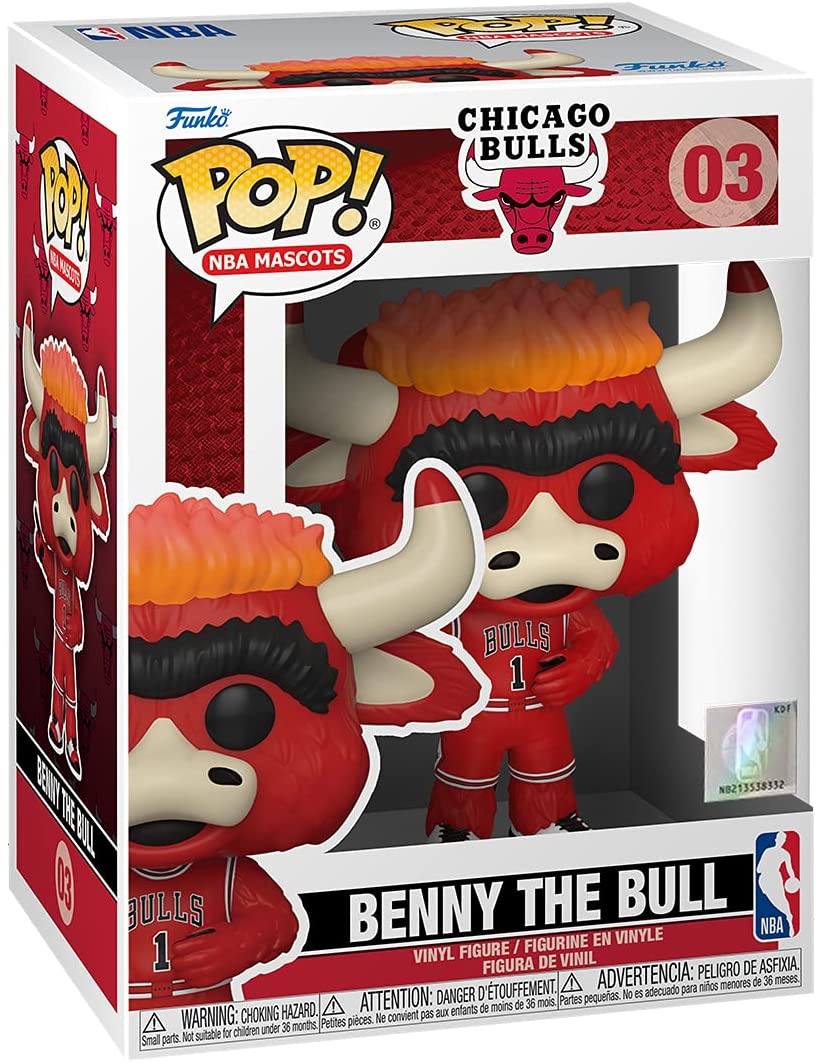Funko Pop! NBA Mascots: Chicago - Benny The Bull Vinyl Figure
