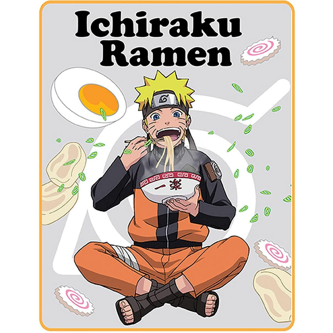 Naruto Shippuden Ichiraku Ramen Comfy Fleece Throw Blanket 45in. By 60in.