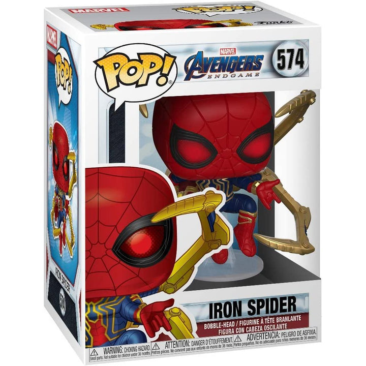 Funko Pop Marvel: Avengers Endgame - Iron Spider with Nano Gauntlet Vinyl Figure