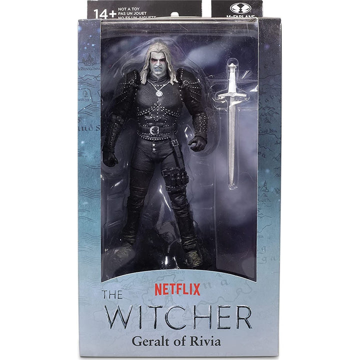 McFarlane Toys Netflix The Witcher Geralt of Rivia Witcher Mode Season 2 7" Action Figure with Accessories