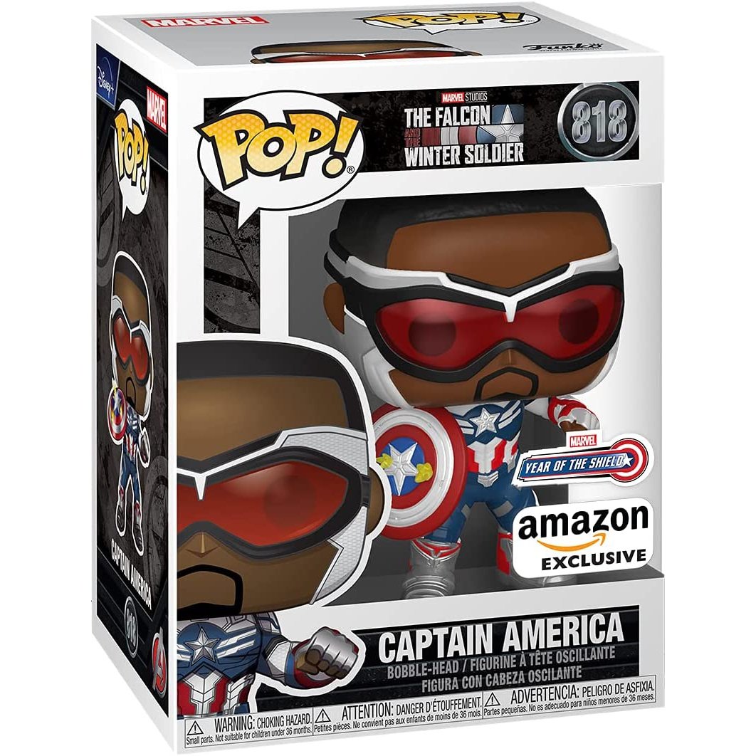 Funko Pop! Marvel: Falcon and The Winter Soldier- Captain America (Year of The Shield)
