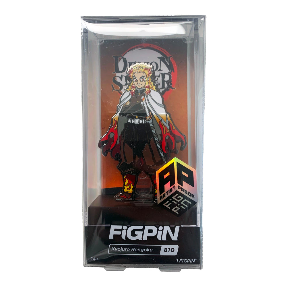 FiGPiN AP Artist Proof Demon Slayer Kyojuro Rengoku 810 Collectible Enamel Pin