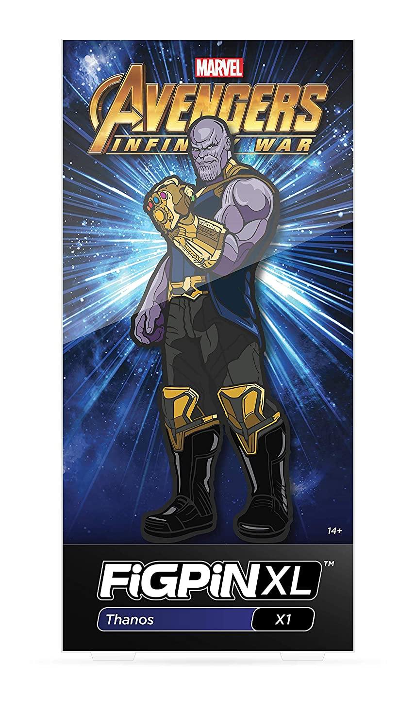 FiGPiN Marvel Avengers Infinity War Thanos XL Collectible Pin with Premium Display Case