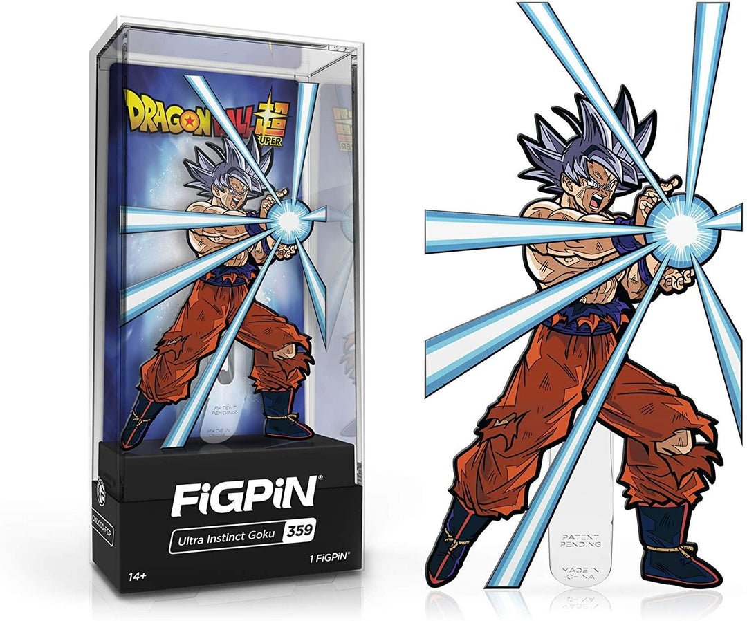 FiGPiN Dragon Ball Super Ultra Instinct Goku #359 with Premium Display Case