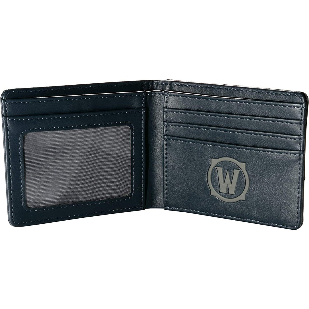 World of Warcraft Alliance Loot Bi-Fold Wallet Navy/Gray
