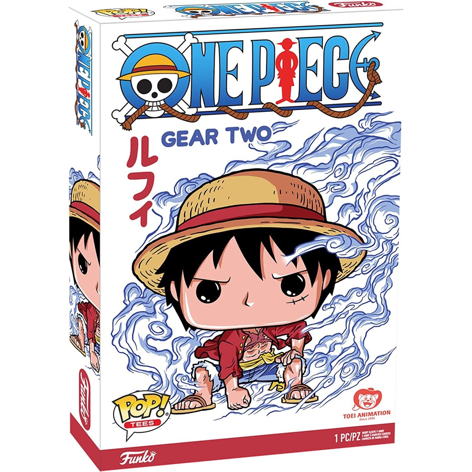 Funko Pop! Boxed Tee: One Piece - Luffy Gear Two