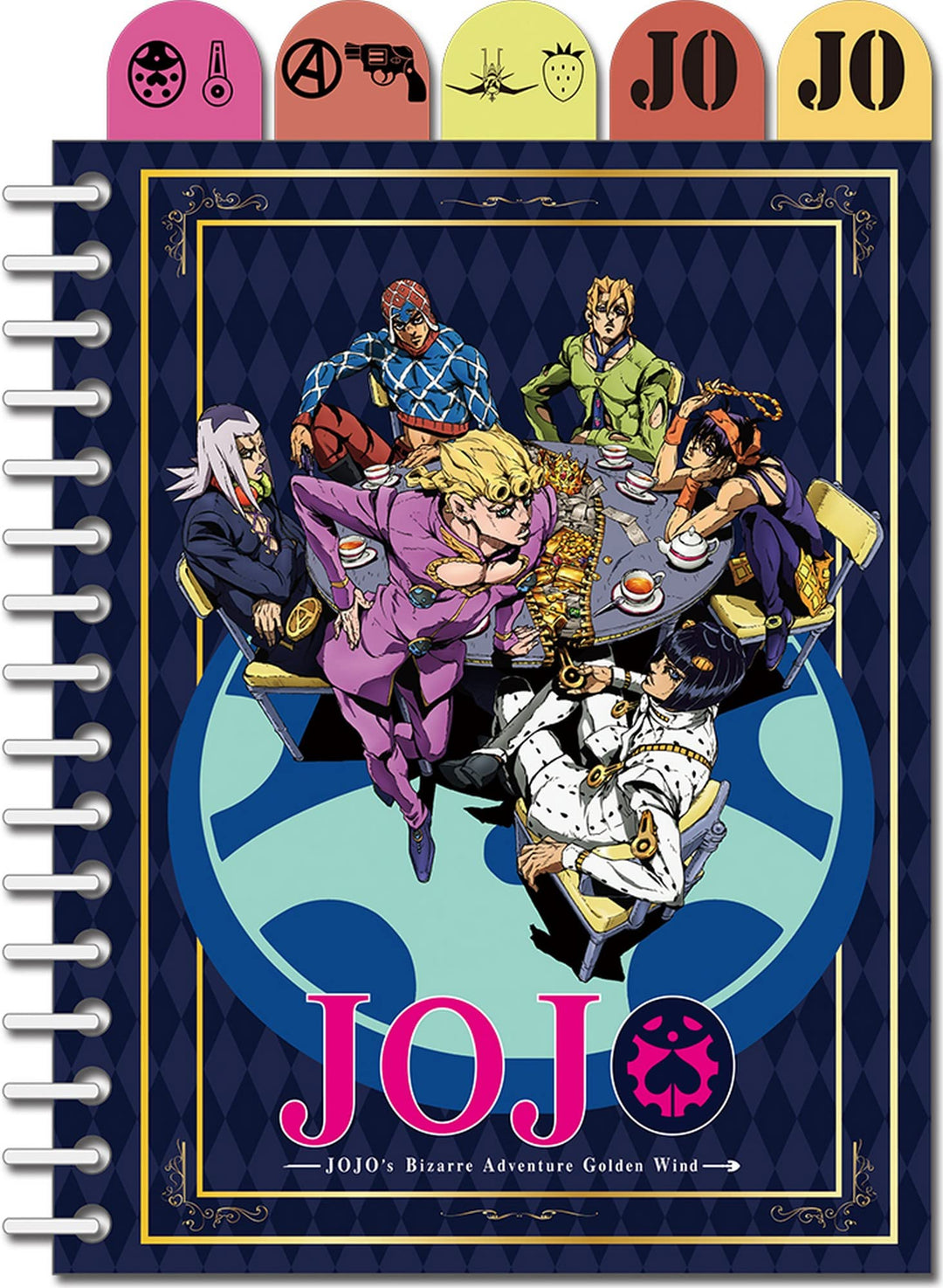 Jojo's Bizarre Adventure - Group #1 Tabbed Notebook Great Eastern Entertainment