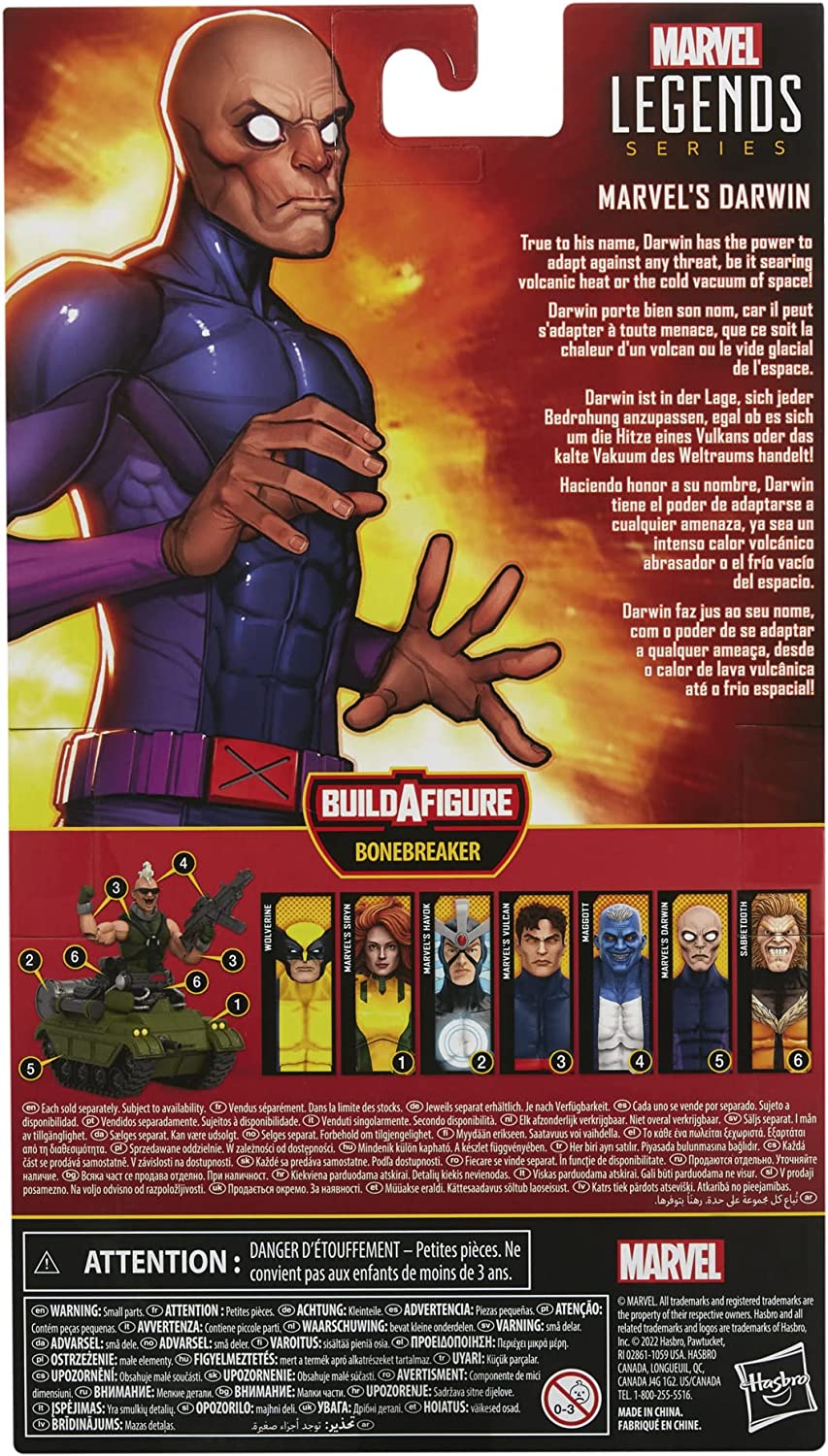Marvel Legends Series X-Men Darwin Action Figure 6-Inch