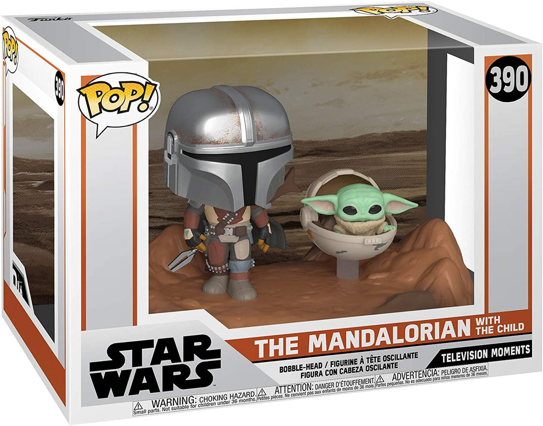 Funko Pop! Moment Star Wars: Mandalorian - Mandalorian and Child Vinyl Figure