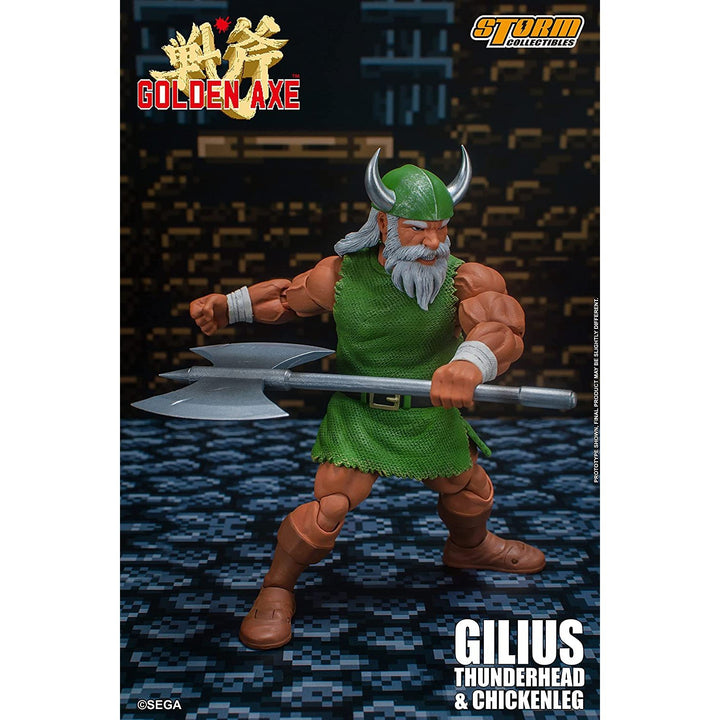 Storm Collectibles - Golden Axe - Gilius Thunderhead & Chicken Leg 1/12 Action Figure