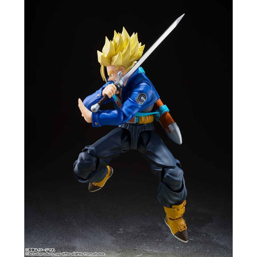 TAMASHII NATIONS - Dragon Ball Z - Super Saiyan Trunks - The Boy from The Future - Bandai Spirits S.H.Figuarts Action Figure