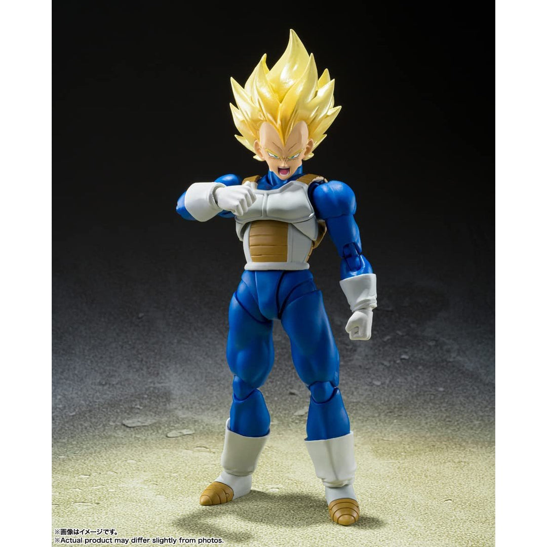 TAMASHII NATIONS - Dragon Ball Z - Super Saiyan Vegeta - Awakening Super Saiyan Blood - Bandai Spirits S.H.Figuarts Action Figure