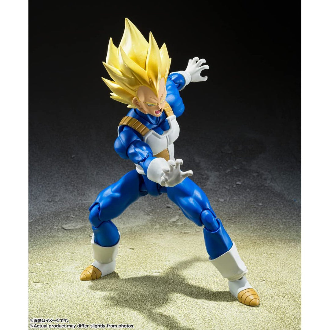 TAMASHII NATIONS - Dragon Ball Z - Super Saiyan Vegeta - Awakening Super Saiyan Blood - Bandai Spirits S.H.Figuarts Action Figure