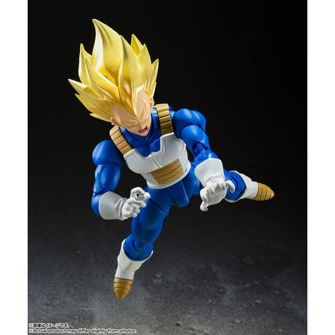 TAMASHII NATIONS - Dragon Ball Z - Super Saiyan Vegeta - Awakening Super Saiyan Blood - Bandai Spirits S.H.Figuarts Action Figure