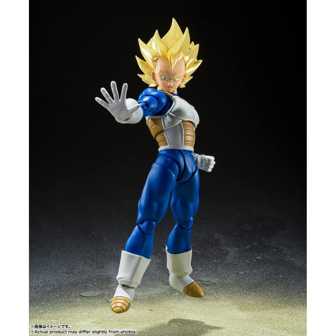 TAMASHII NATIONS - Dragon Ball Z - Super Saiyan Vegeta - Awakening Super Saiyan Blood - Bandai Spirits S.H.Figuarts Action Figure