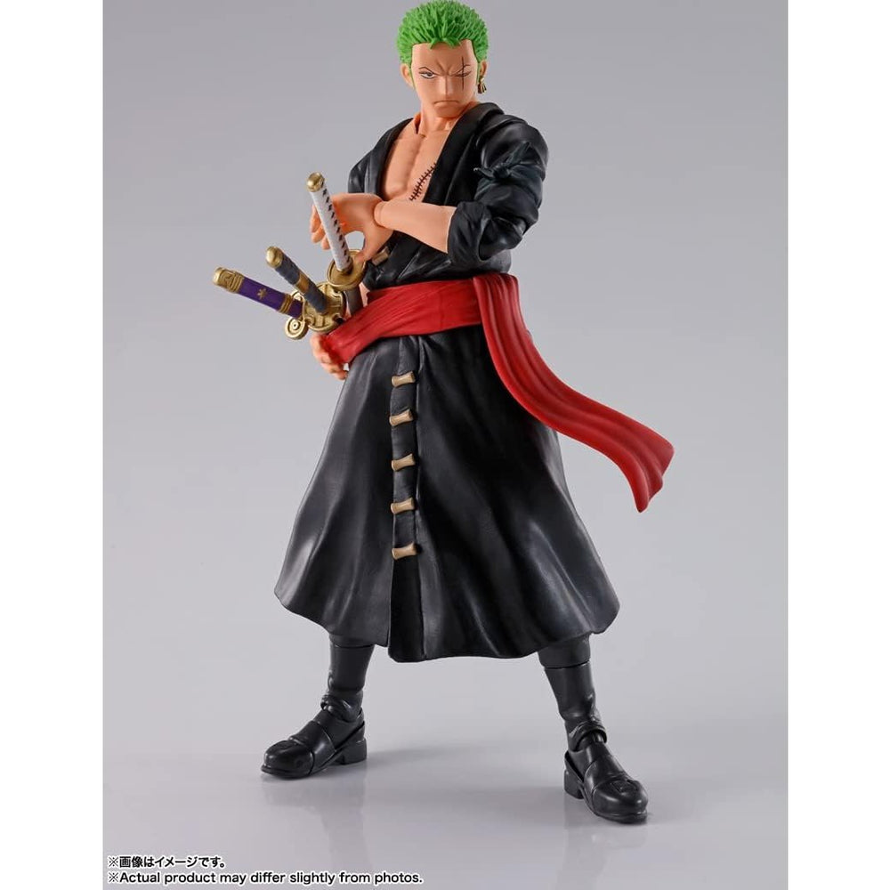 TAMASHII NATIONS - Roronoa Zoro The Raid On Onigashima - One Piece - Bandai S.H.Figuarts Action Figure