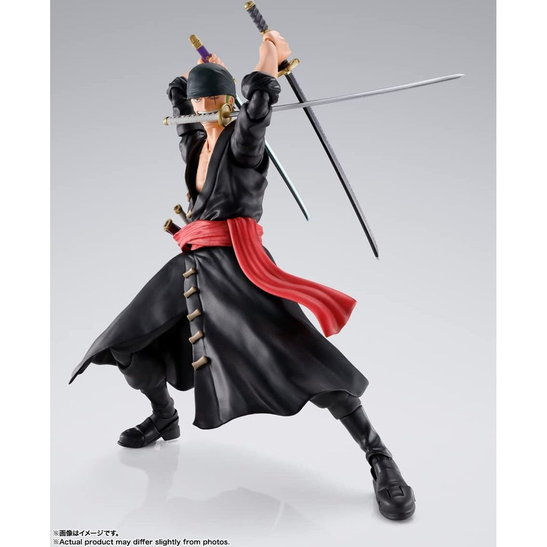 TAMASHII NATIONS - Roronoa Zoro The Raid On Onigashima - One Piece - Bandai S.H.Figuarts Action Figure