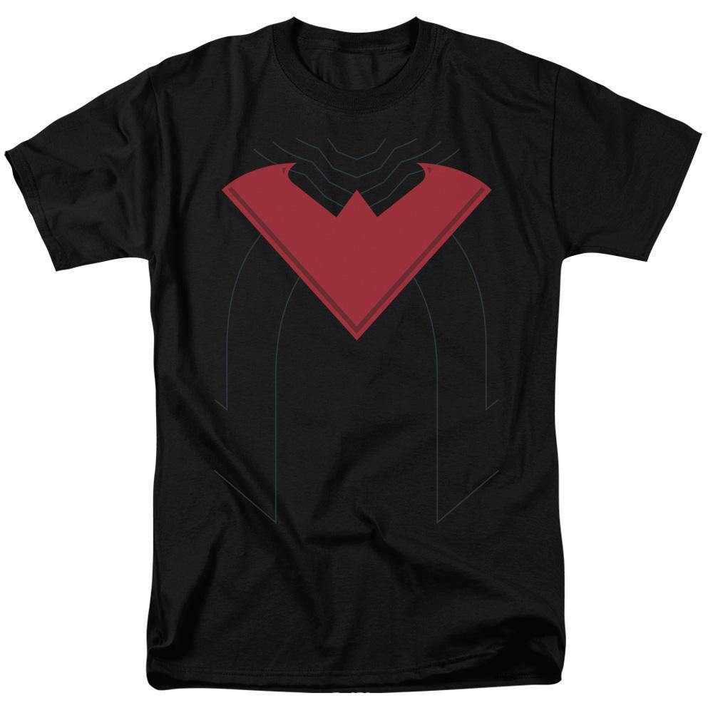 Nightwing Symbol Red New 52 Batman DC Comics Adult T-Shirt