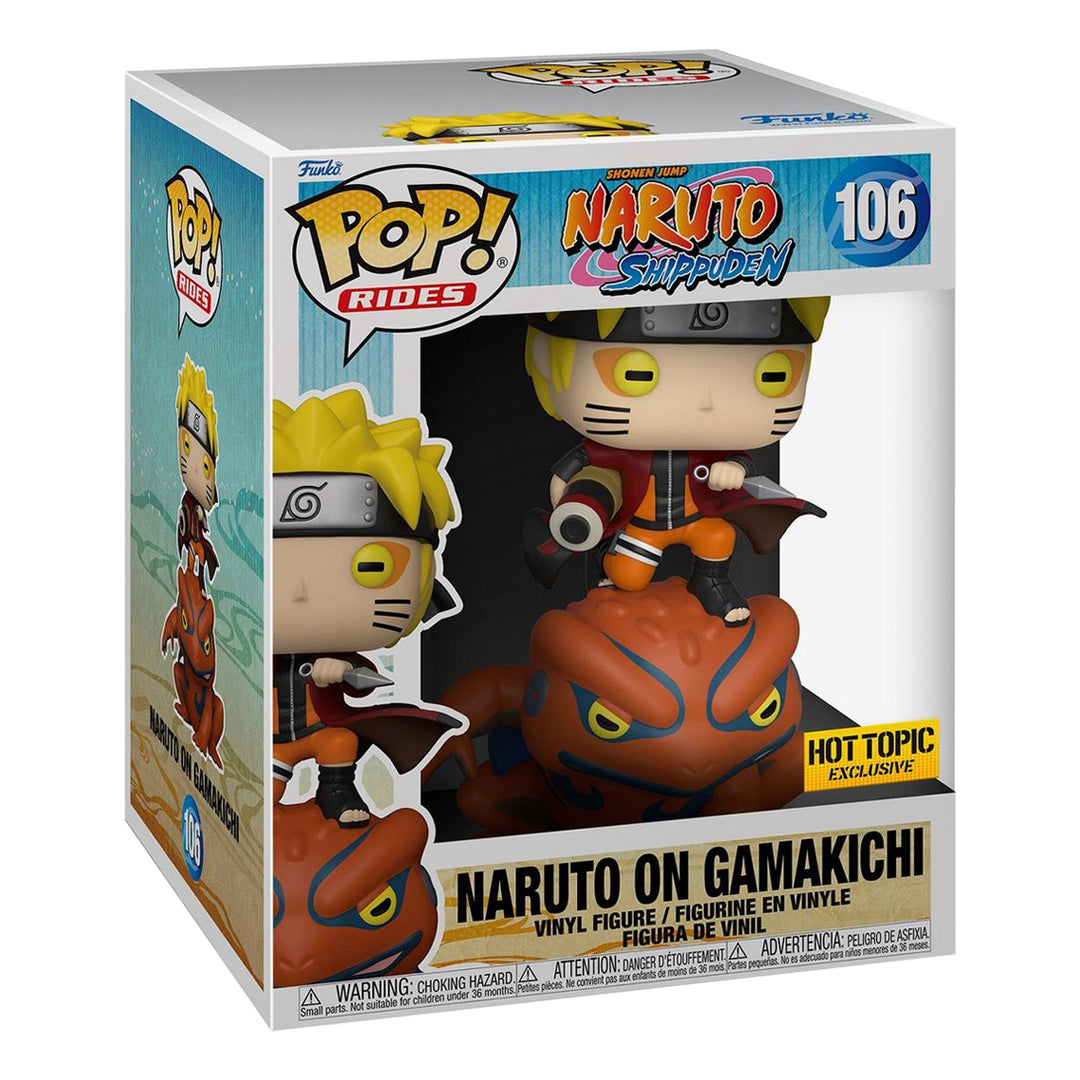 Funko Pop! Rides Animation: Naruto Shippuden - Naruto On Gamakichi Hot Topic Exclusive