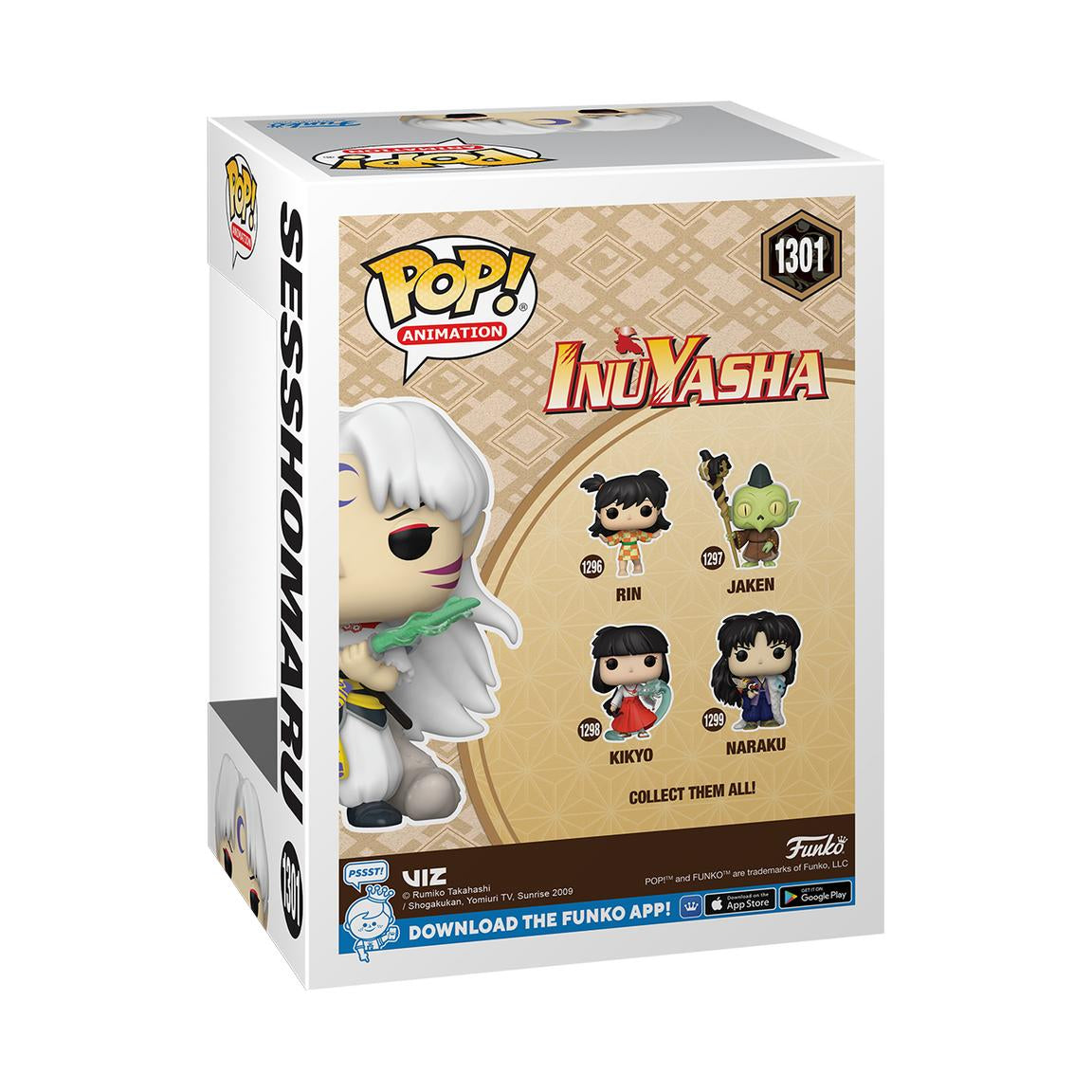 San Diego Comic Con Funko Exclusive factory Sesshomaru Glow in the dark!!!