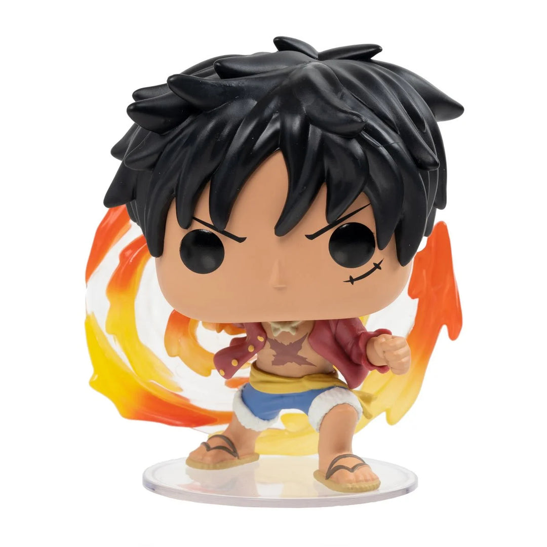 New Monkey D Luffy Punching red fist One Piece Anime Gear 4 Figure Toy  Statue 