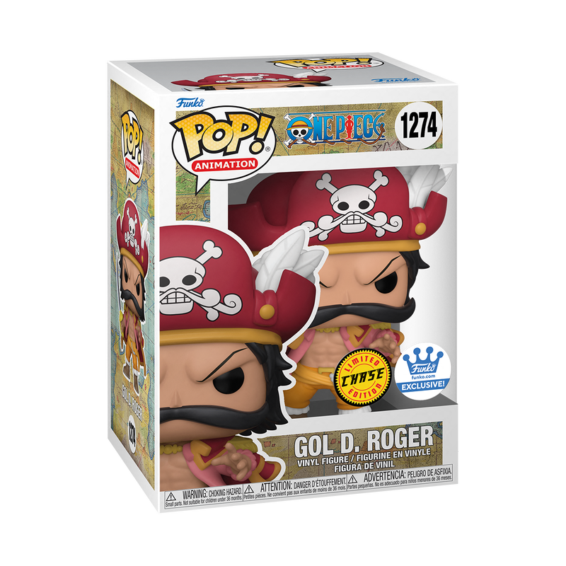 Funko Pop! Animation: One Piece - Gol D. Roger with Hat Chase Exclusive